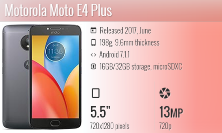 Moto E4 Plus / MT6737 / XT1775 / XT1770 / XT1771 / XT1773